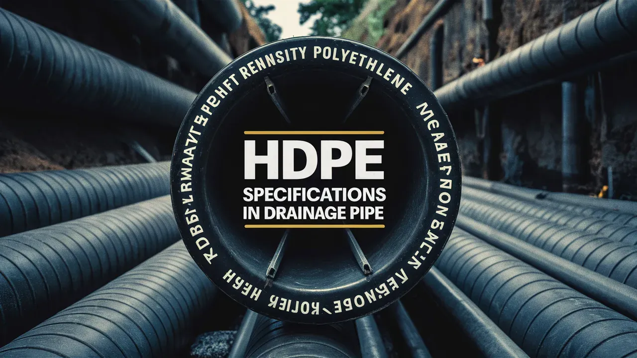hdpe specifications in drainage pipe