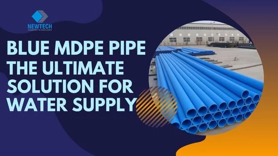 Blue MDPE Pipe The Ultimate Solution for Water Supply 1