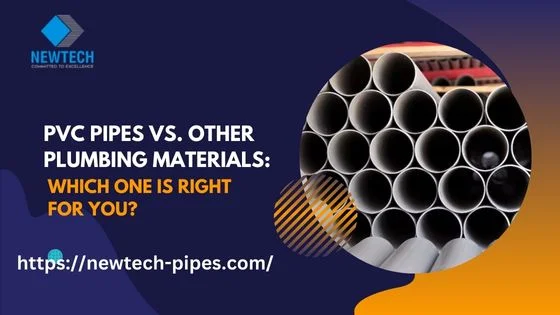 PVC Pipes vs. Other Plumbing Materia Which One is Right for You