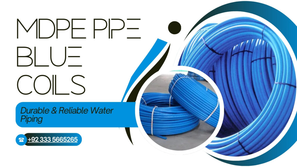 MDPE Pipe Blue Coils