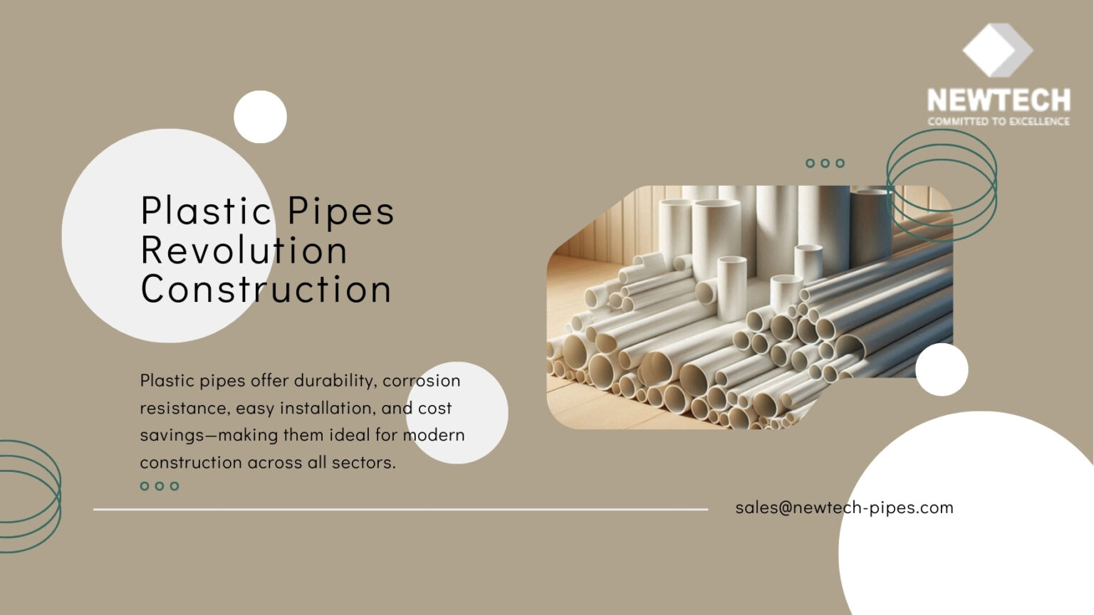 Top Benefits of Plastic Pipes in Modern Construction Projects