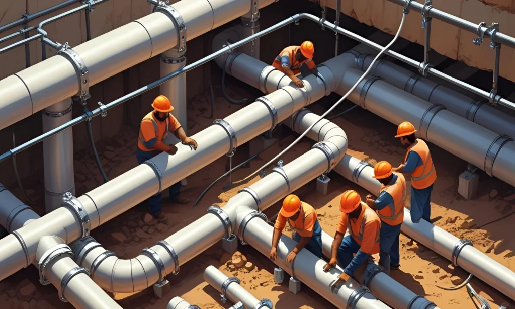 High-quality HDPE plumbing pipes for modern plumbing systems