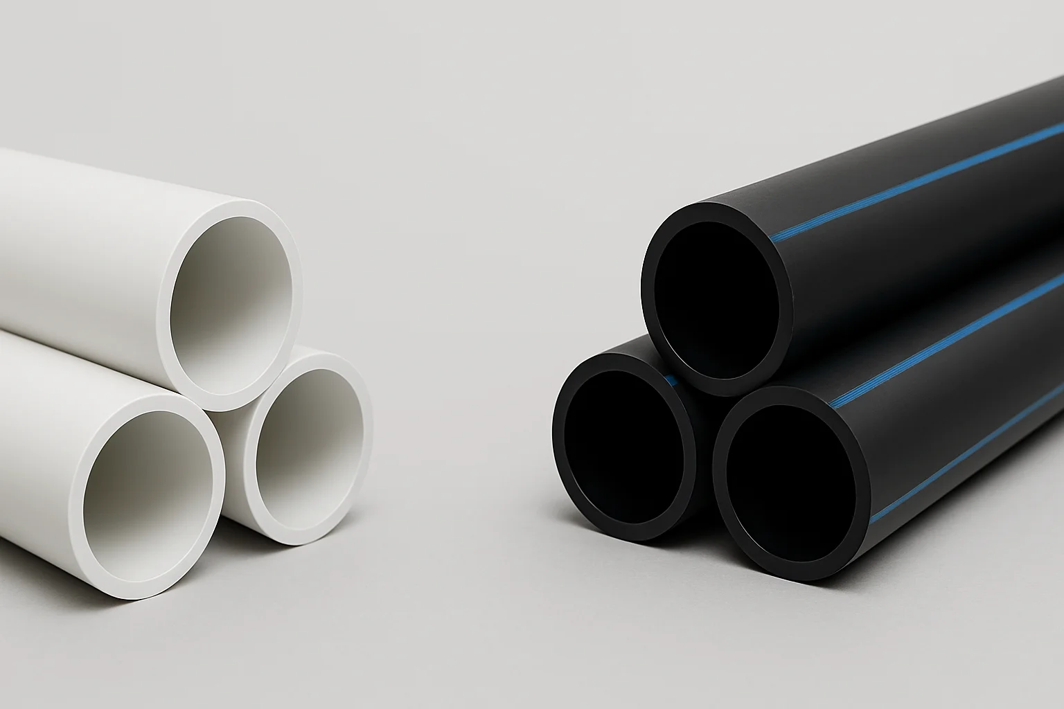 PVC vs HDPE pipes comparison for water supply in Pakistan