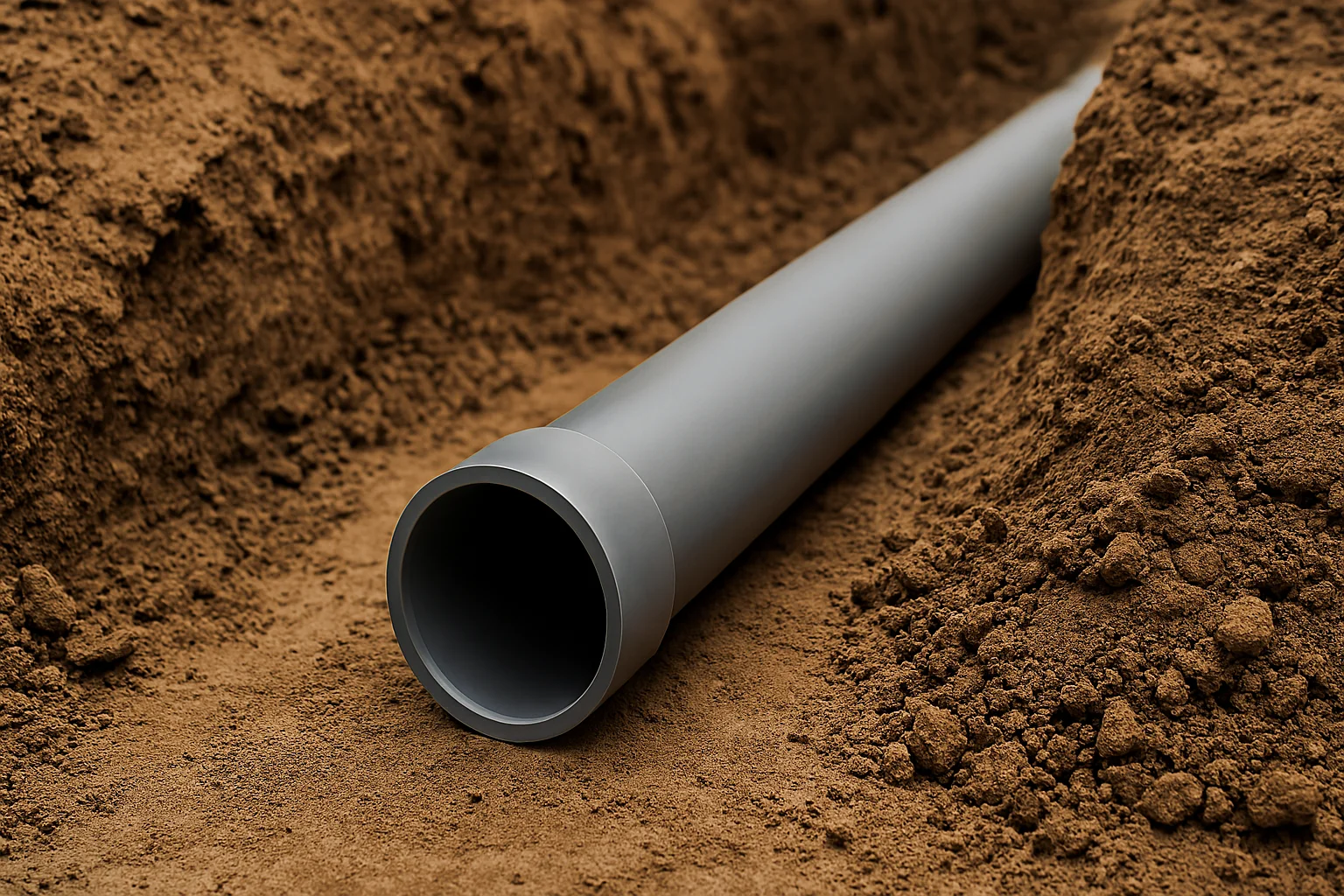 UPVCunderground water supply pipes in Pakistan