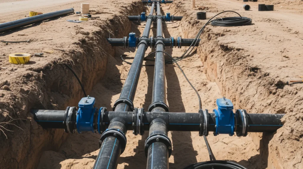 The Role of MDPE Pipes in Safe Drinking Water Distribution in Pakistan 2 MDPE Water Supply Pipes in Pakistan ensuring safe and clean drinking water