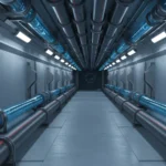 High-quality UPP layered pipes used in a modern water supply system for durable and leak-free plumbing.