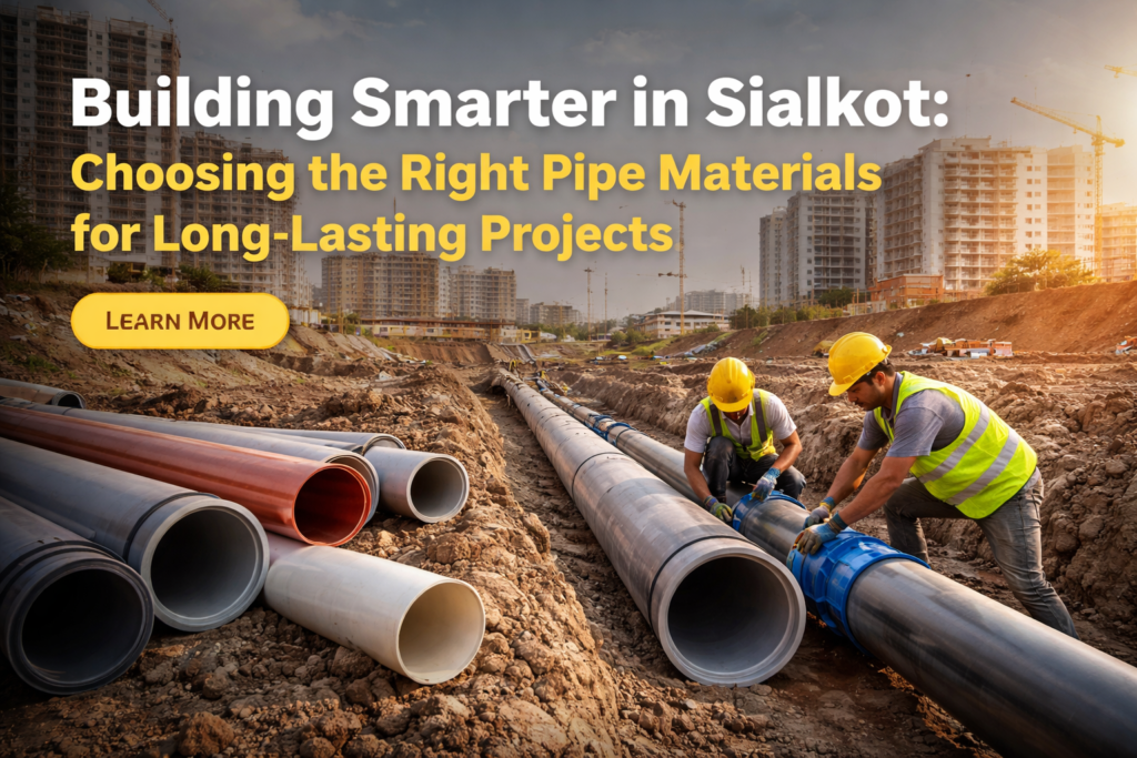 Pipe Materials for Sialkot Building Sector