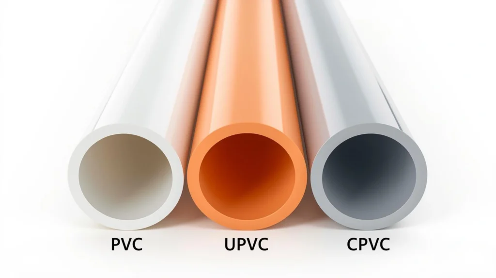 PVC vs. UPVC vs. CPVC