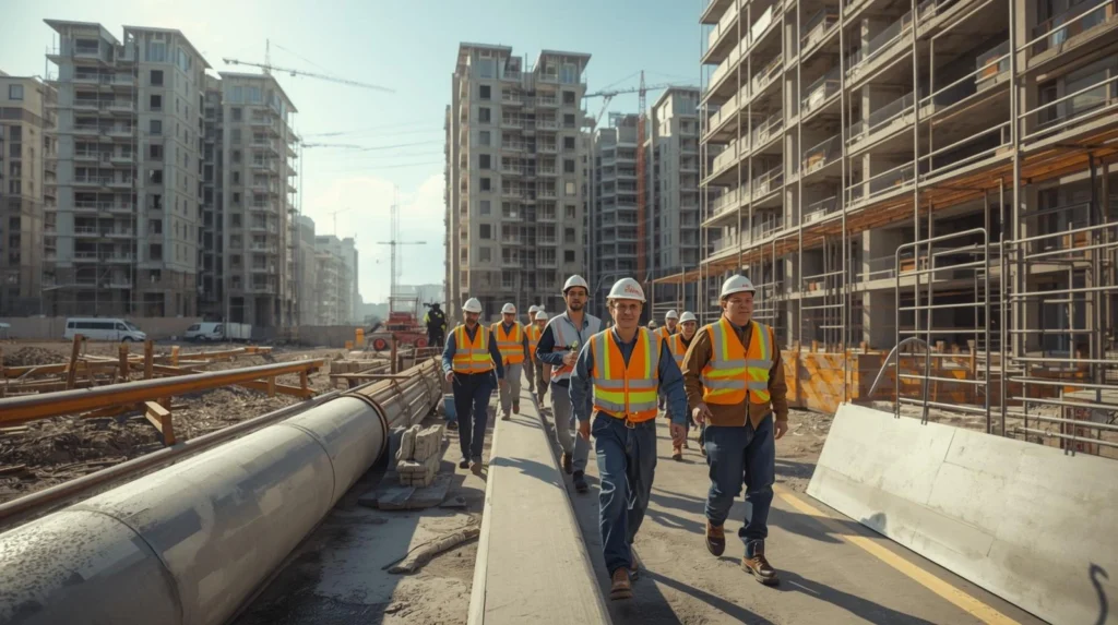 Teen Injured by Falling Concrete Pipe at Construction Site