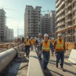 Teen Injured by Falling Concrete Pipe at Construction Site