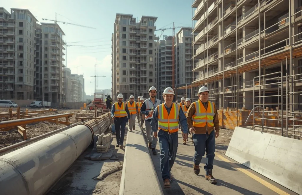 Teen Injured by Falling Concrete Pipe at Construction Site