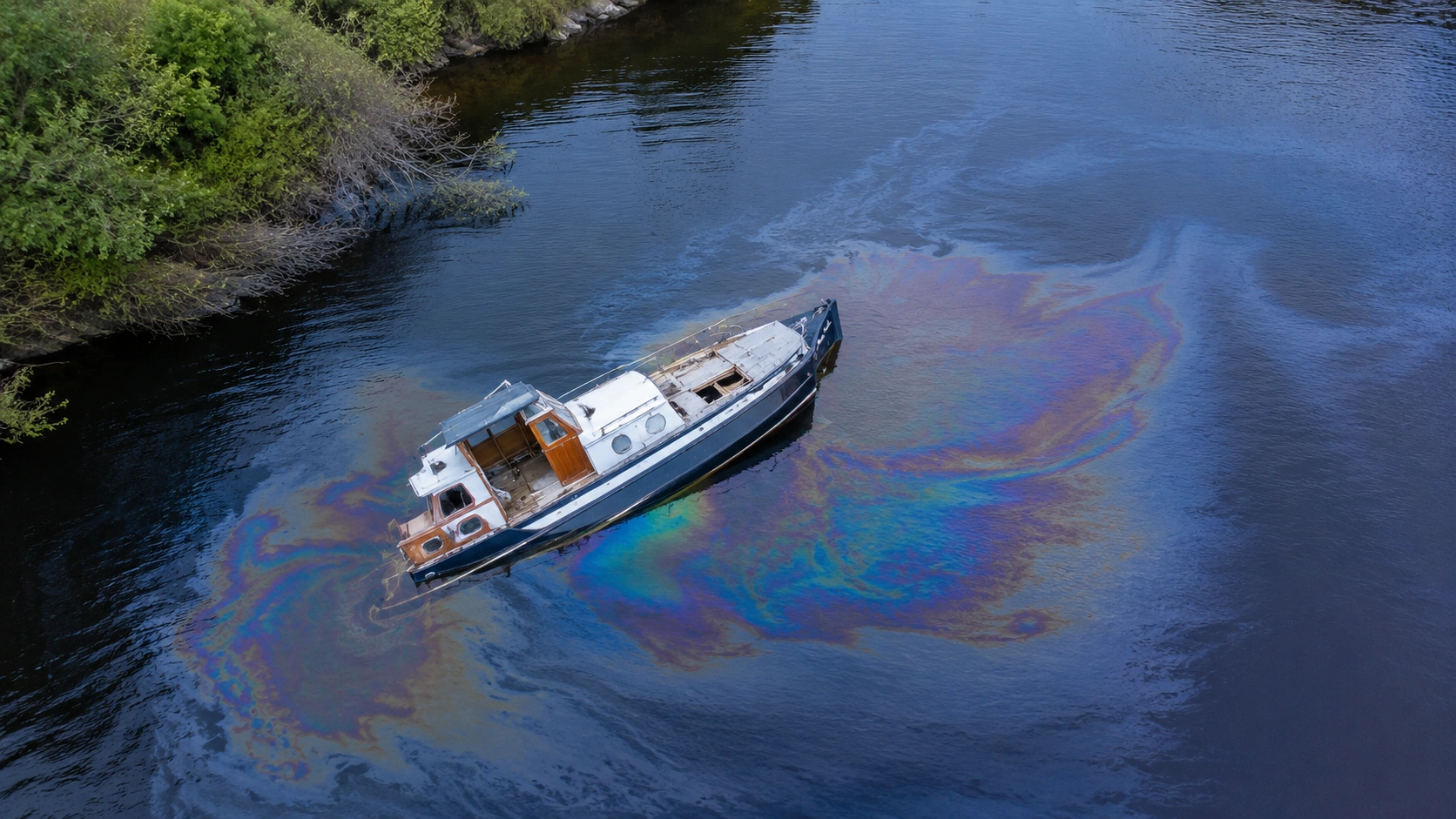 1930s Yacht Sinking Triggers River Pollution Incident in Scotland