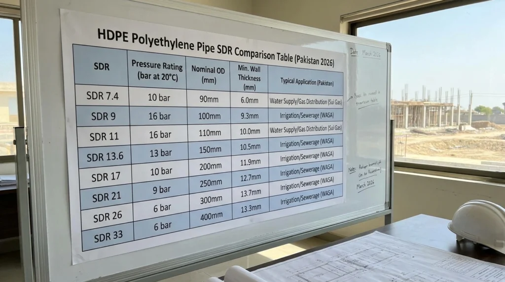 HDPE Pipe Price List in Pakistan 2026: Complete Size & Rate Guide