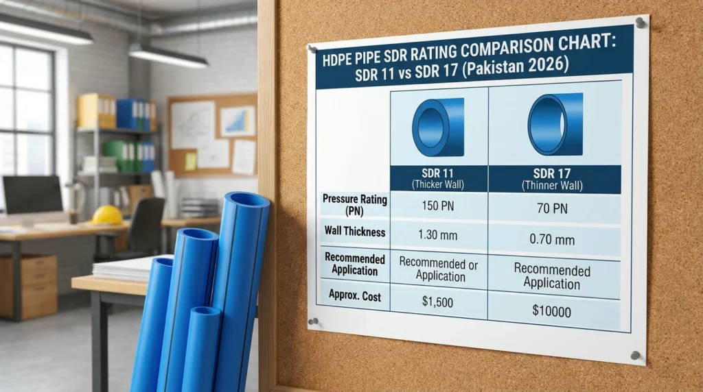 How to Choose the Right HDPE Pipe SDR Rating for Your Water System