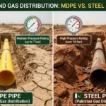 MDPE Pipes for Underground Gas Lines