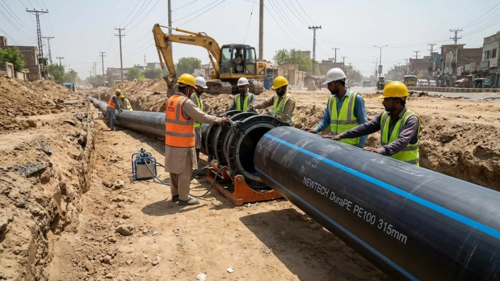 Why PE100 HDPE Pipes Are the Gold Standard for Municipal Water Supply Projects 2 Why PE100 HDPE Pipes Are the Gold Standard for Municipal Water Supply Projects