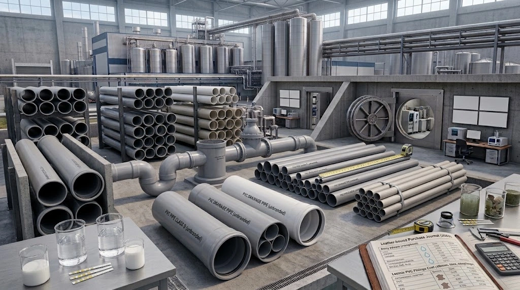PVC pipes in different sizes for price per foot and per length in Pakistan
